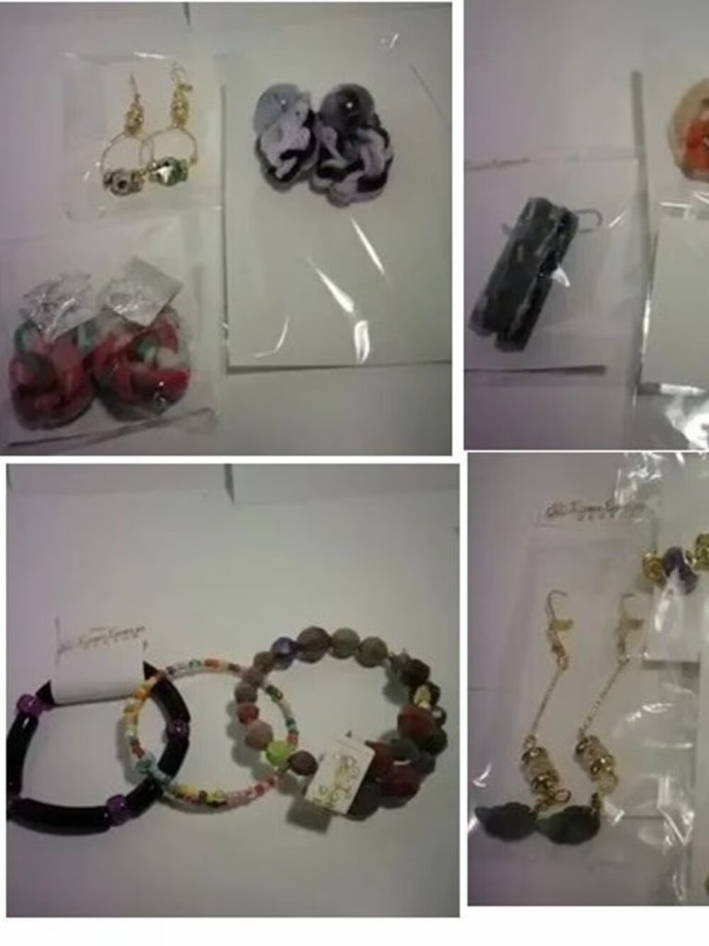 earrings and bracelets 12 pcs